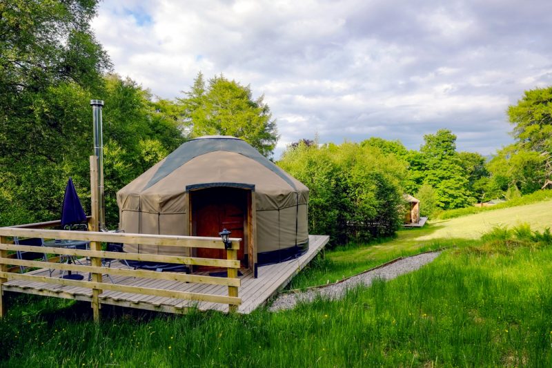 Skye Yurts - couples luxury glamping isle of skye accommodation