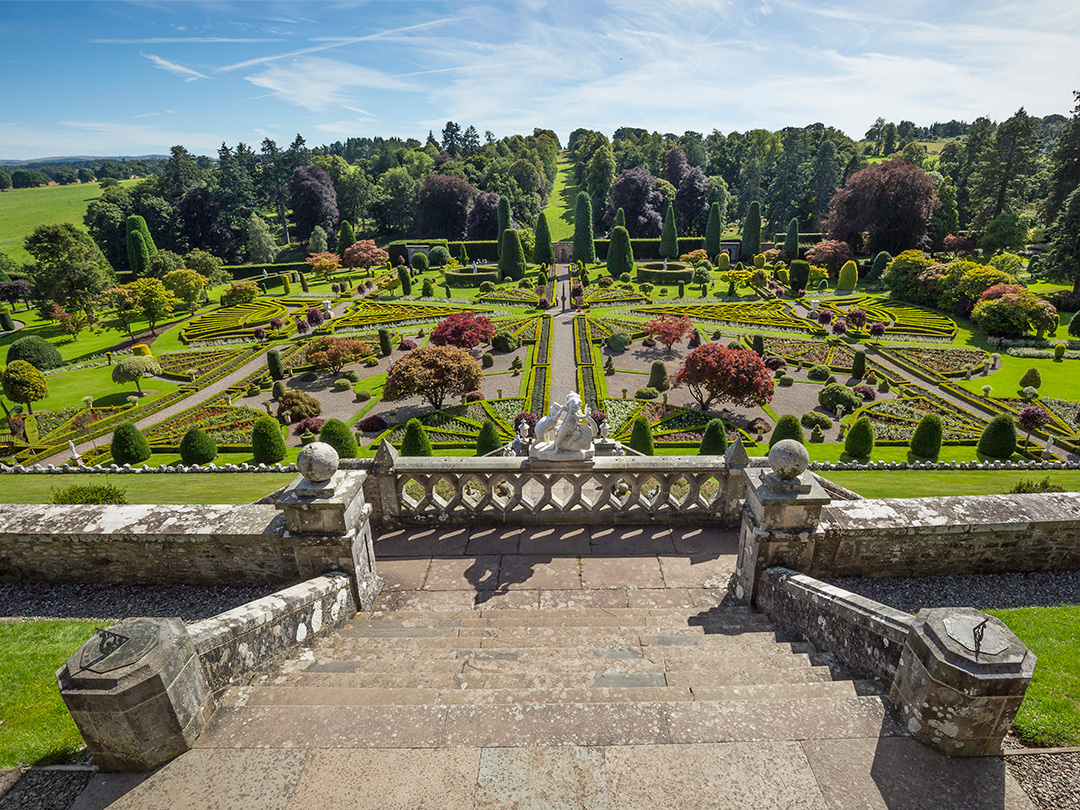 Drummond Castle Gardens, Outlander filming locations