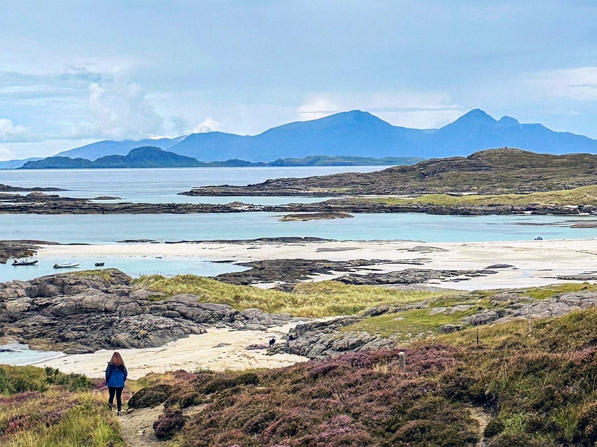 Sanna Bay - coastal walks in Scotland. 